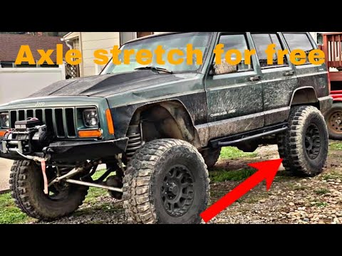 DIY Jeep xj axle stretch for free