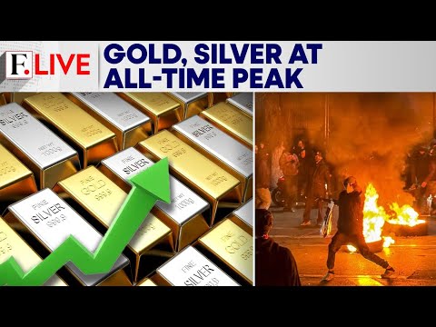 Gold, Silver Reach All-Time High on Trump-Powell’s Rift, Iran Crisis | Firstpost Live | N18G