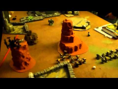 40k Batrep #2 [250 points] Orks vs. Predator Space Marines (Iron Hand Chapter Tactics)!
