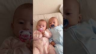 ROTINA SENDO MÃE DE GEMEOS 💗💙 creditos/karinecarrijo #maternidade #bebes #gêmeos