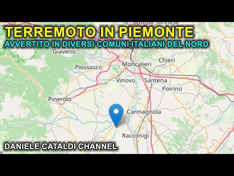 TERREMOTO IN PIEMONTE - SCOSSA AVVERTITA ANCHE A TORINO - 26 FEBBRAIO 2022