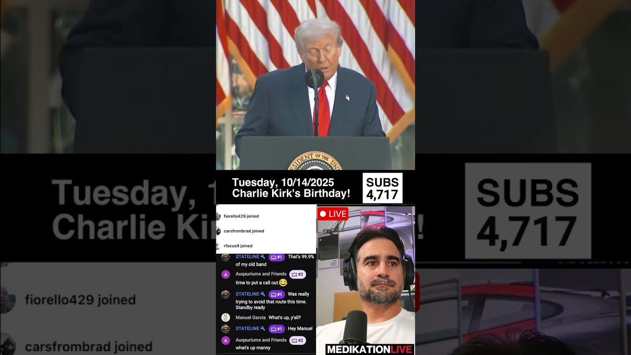 🔴  Medi is LIVE! - Charlie Kirk's Birthday Part 2
