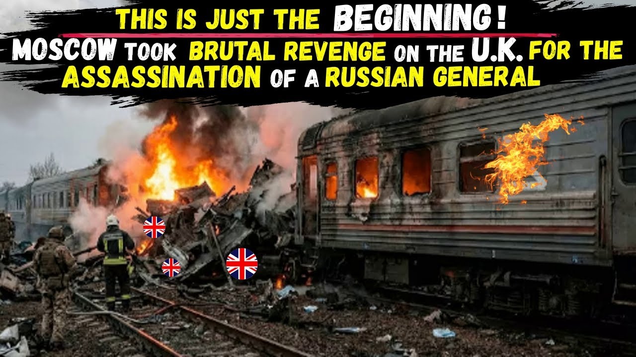RUSSIA derailed a TRAIN with BRITISH Officers on Board, right after the Murder of a Russian General