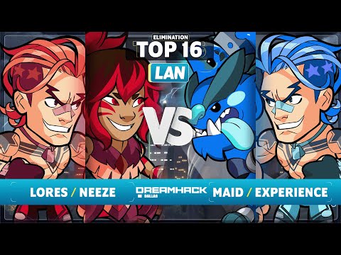 Lores & Neeze vs Maid & Experience - Top 16 - Dreamhack Dallas 2023 - LAN 2v2