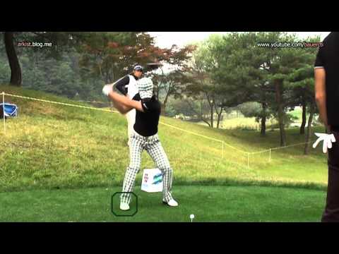 [HD SLOW] Kim Dae Hyun - 2011, Driver swing, tee shot(1)