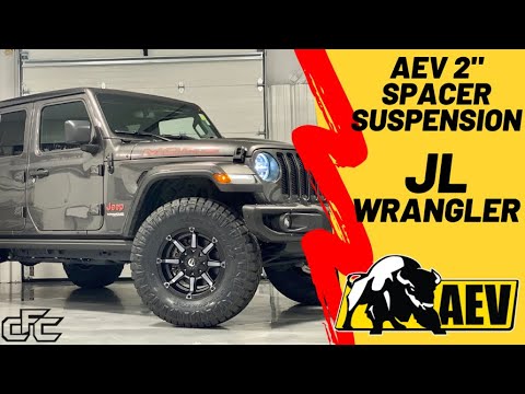 AEV 2" INCH SPACER LIFT FOR THE JEEP WRANGLER JL