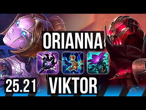 ORIANNA vs VIKTOR (MID) | KR Master | 25.21