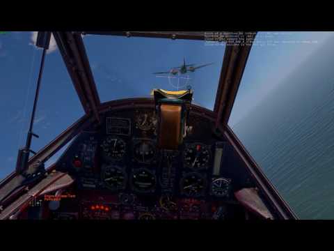 Bf-109 E-4 shooting down Blenheim - IL2 Cliffs of Dover