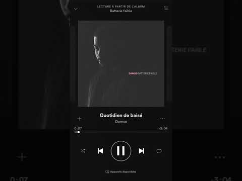 Damso - Quotidien de baisé