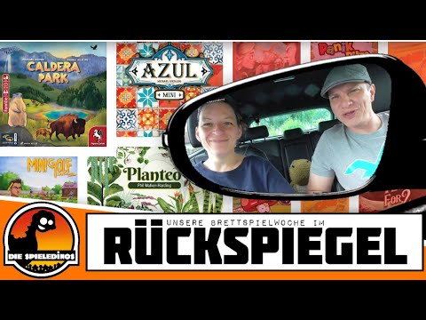 Unsere Brettspielwoche im Rückspiegel #21 Caldera Park - Minigolf Designer - Planted - Azul Mini uvm