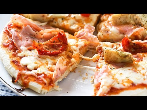 Pizza en sartén muy fácil y rica - Sin horno