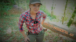 Mein Ausrüstungsgürtel 2.0 - Vanessa Blank Bushcraft & Abenteuer