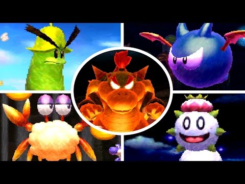 Yoshi's New Island - All Bosses (No Damage)