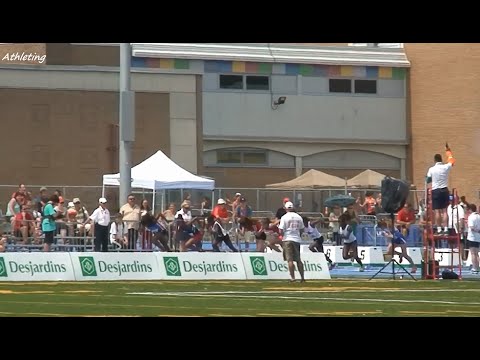 ‪#‎JDQ2014 Jeux du Québec 2014: Athlétisme - FINALE 100 MÈTRE CADETTE FILLES