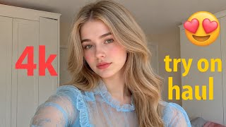 Yoga 💞 Sheer Transparent Haul 2026 (4K) | Lingerie, Micro Bikini & Out