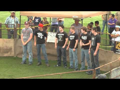 2012 Wild Hog Catching - Wrestling World Championship - Sabinal, Texas - Ty and Brian