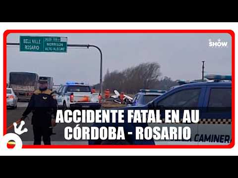 Accidente fatal en autopista a la altura de Morrison