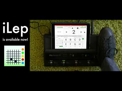 iLep demo with Guitar and IK Multimedia Stomp I/O