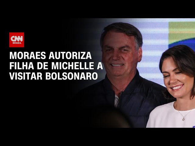 Moraes autoriza filha de Michelle a visitar Bolsonaro após cirurgia | LIVE CNN
