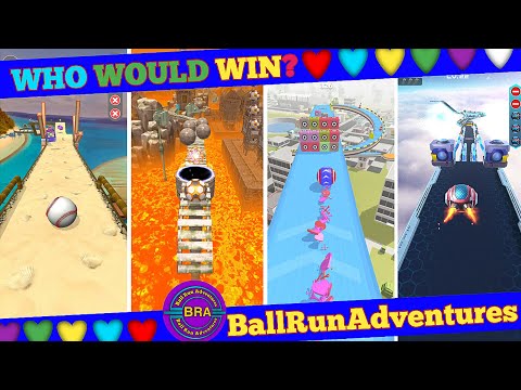 Who Would Win❓ Going Balls VS Rollance Adventure Balls VS Action Balls VS Rolling Ball Sky Escape