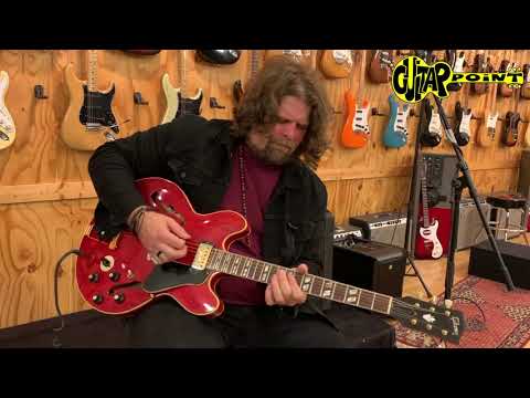 JD Simo plays a 1972 Gibson ES-345 at GuitarPoint Vintage Guitars