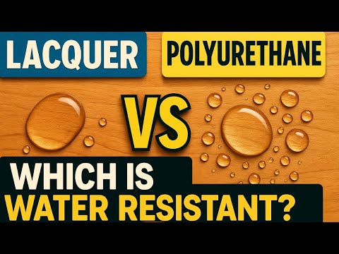 Lacquer vs  Polyurethane: Which is Water Resistant