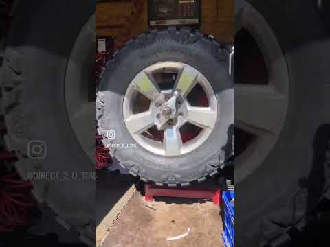37x13.50x20 Nitto Mud Grapplers Installed On The Lifted Chevy Silverado, Mobile Tire Shop, Jax Fl