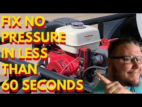 FIX LOW OR NO PRESSURE ON YOUR POWER WASHER IN LESS THAN 60 SECONDS