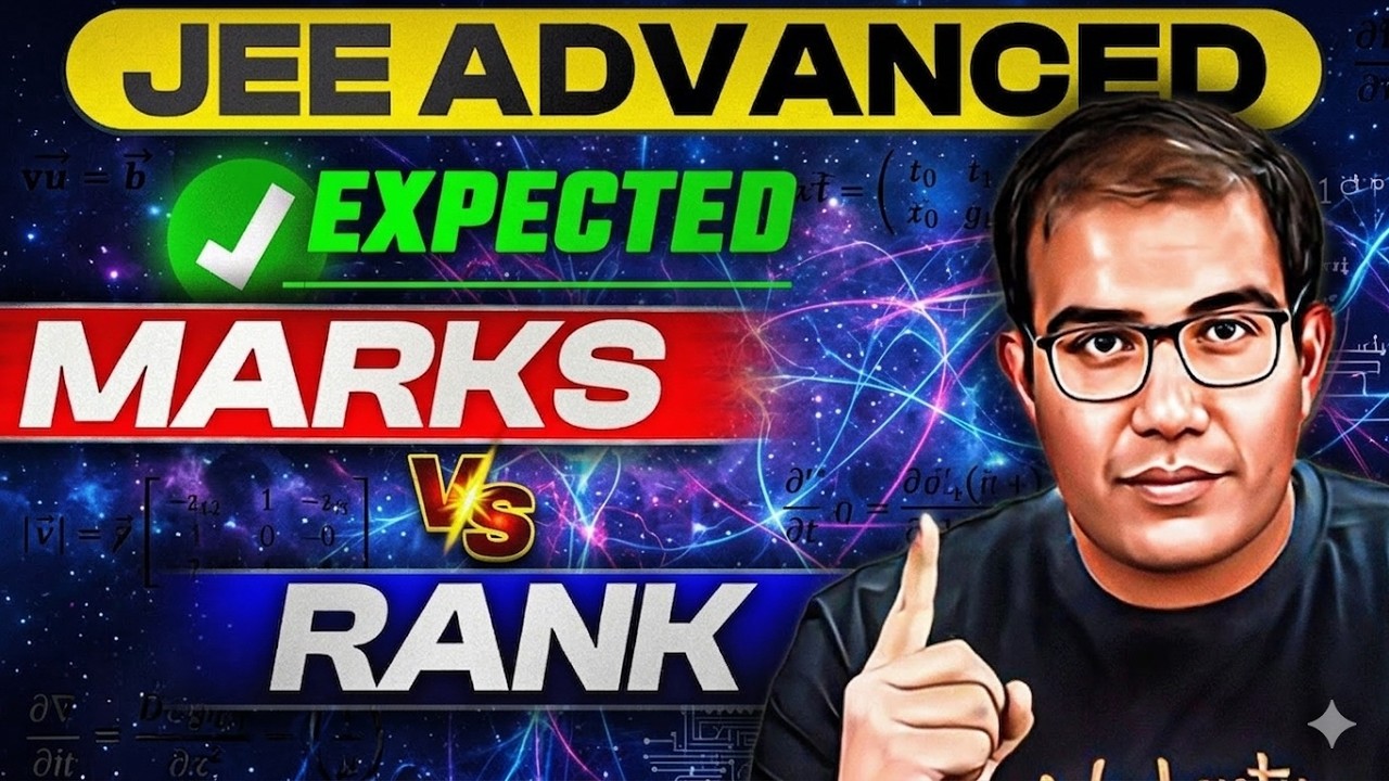 🔴 JEE Advanced 2026 | 🎯 EXPECTED Cutoffs | Marks vs Rank | Vinay Shur Sir