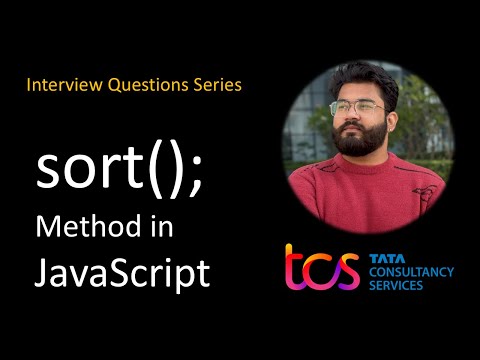 Sort Method Javascript Interview Question Series