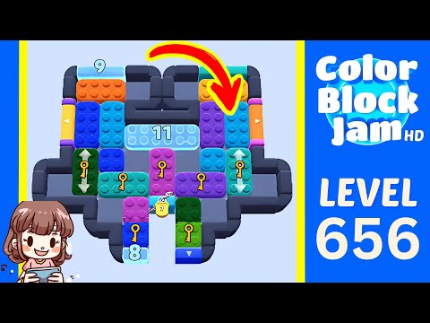 Color Block Jam Level 656 Solution Walkthrough