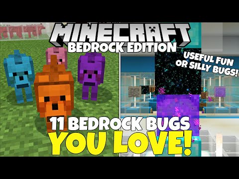 silentwisperer - 11 Bugs That Made You LOVE Minecraft Bedrock Edition!