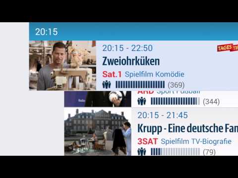 TV Pro die TV Programm App für Android im Überblick