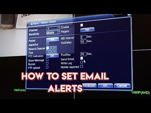 How to Set Email Notifications Sansco CCTV System