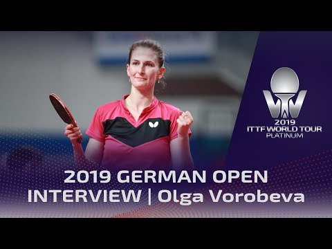 Olga Vorobeva Interview | 2019 ITTF German Open