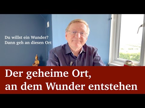 The secret place where miracles happen