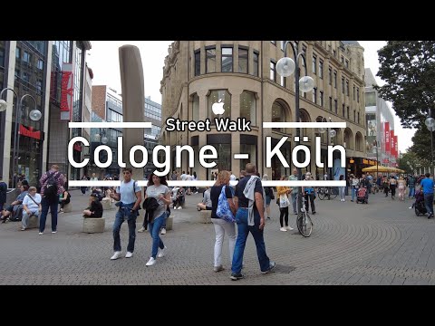Köln - Cologne 4K - Walking Tour - August 2022