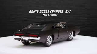 Žaislinė metalinė 17 cm mašinėlė | Dodge Charger R/T 1970 | Greiti ir įsiutę | Jada