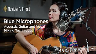 Video thumbnail for Acoustic Guitar and Vocal Miking Techniques with Blue Microphones, Cameron Webb and Marié Digby by Musician's Friend
