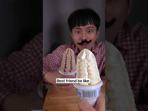 How to eat ICE CREAM with a friend🍦❤️😁