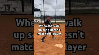 When the walk up song doesn’t match the player (Part 2) | #baseball #skit #content #shorts