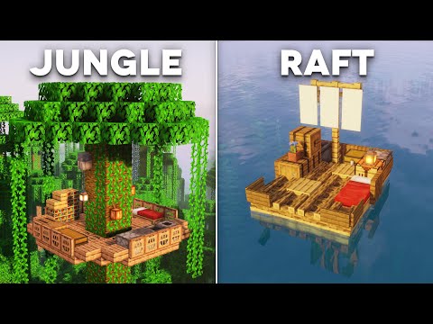 3 EPIC Starter Bases for Survival Minecraft!