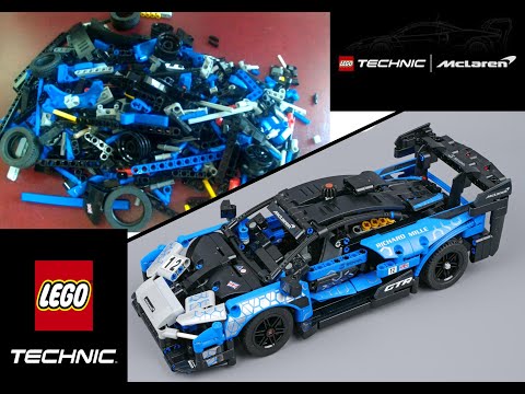LEGO McLaren SENNA full build in 8min