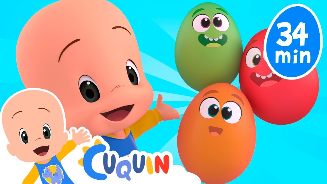 Ovos Surpresa mágicos do Cuquin 🥚🚗 Aprenda veículos e muito mais | Cocotoons Brasil