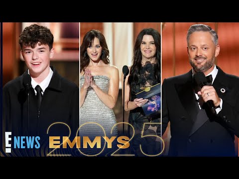エミー賞2025必見の瞬間：キャストの再会、舞台上でのサプライズ、そしてすべてのミーム｜E! (Emmys 2025 MUST SEE MOMENTS: Cast Reunions, Onstage Surprises & All the Memes | E! News)