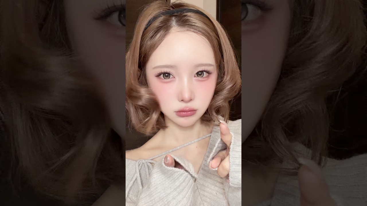 お嬢様ヘアしてみたの🐰✨🍒