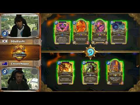 [Hearthstone]DDaHyoNi vs CitizenNappa - Sydney Hearthstone Inn-vitational Quarterfinal #2