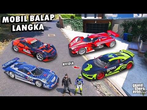 WOW !! Aku Koleksi SEMUA MOBIL BALAP TERLANGKA Bersama ROSSI di GTA 5 !!!