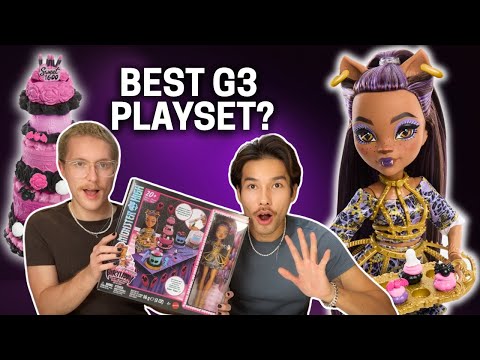 NEW Monster High Scary Sweet Birthday Clawdeen Wolf Cake Kit Playset! Play-Doh? Unboxing + Review!🌙🎂