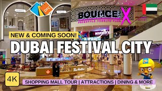 NEW at Dubai Festival City Shopping Mall! Shops, Restaurants, Family Entertainment & More! 4K 🇦🇪